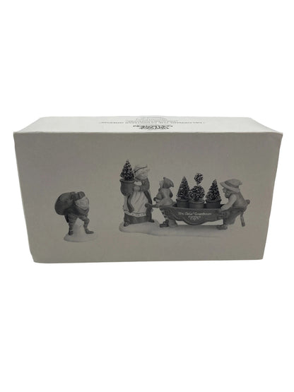 Vintage Deliverying the Christmas Greens (Set of 2) - Heritage Village Collection (Department 56) 56373