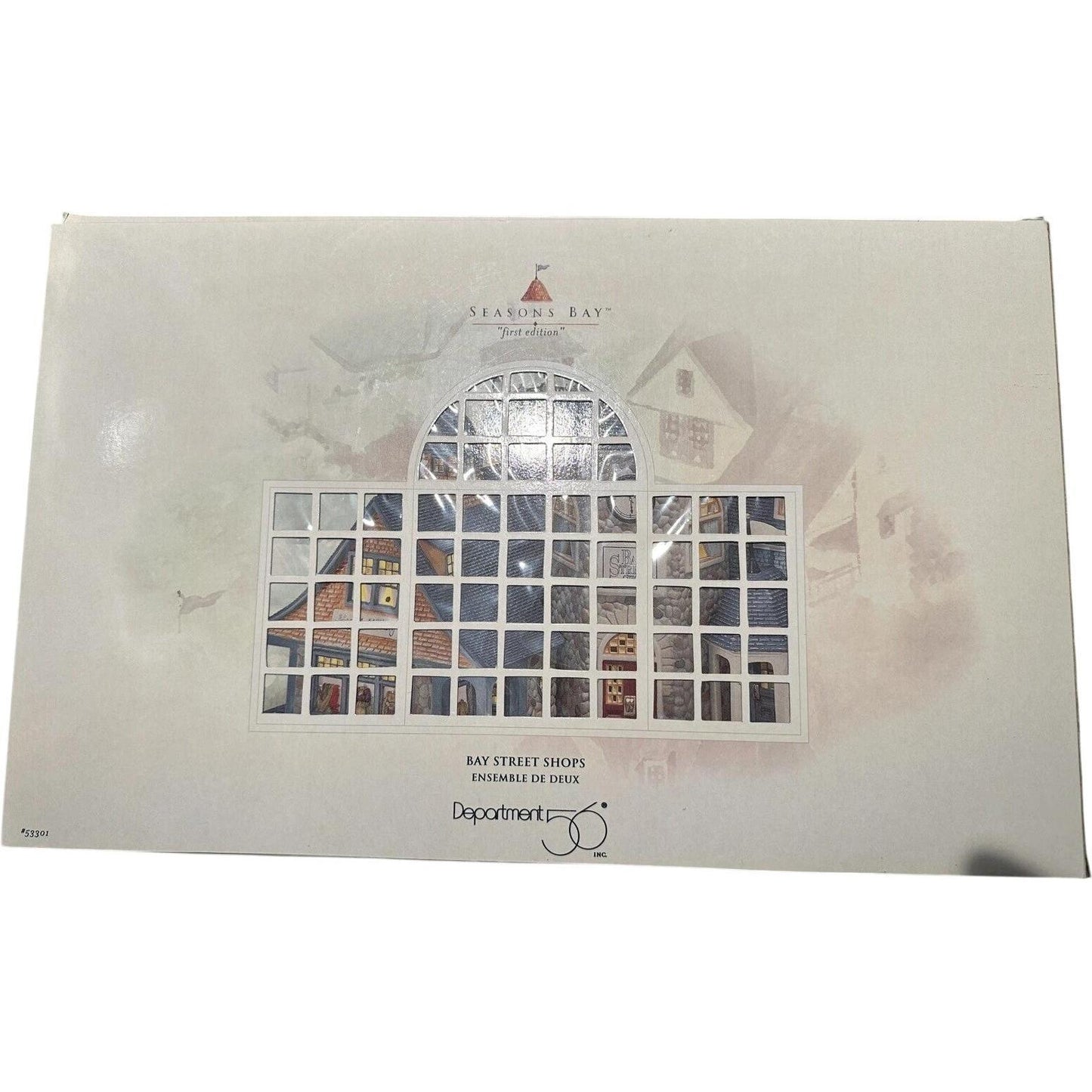 Vintage Bay Street Shops (Set of 2) - Seasons Bay (Department 56) 53301