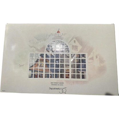 Vintage Bay Street Shops (Set of 2) - Seasons Bay (Department 56) 53301