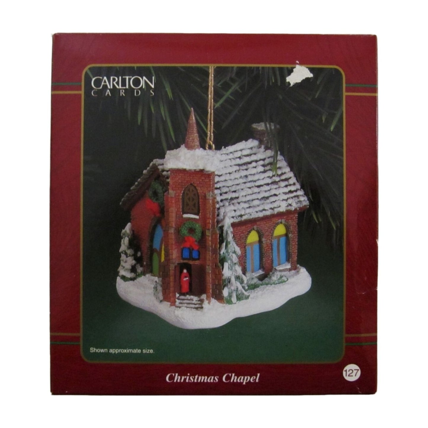 Vintage Christmas Chapel (Church) by Carlton Cards CXOR-118C