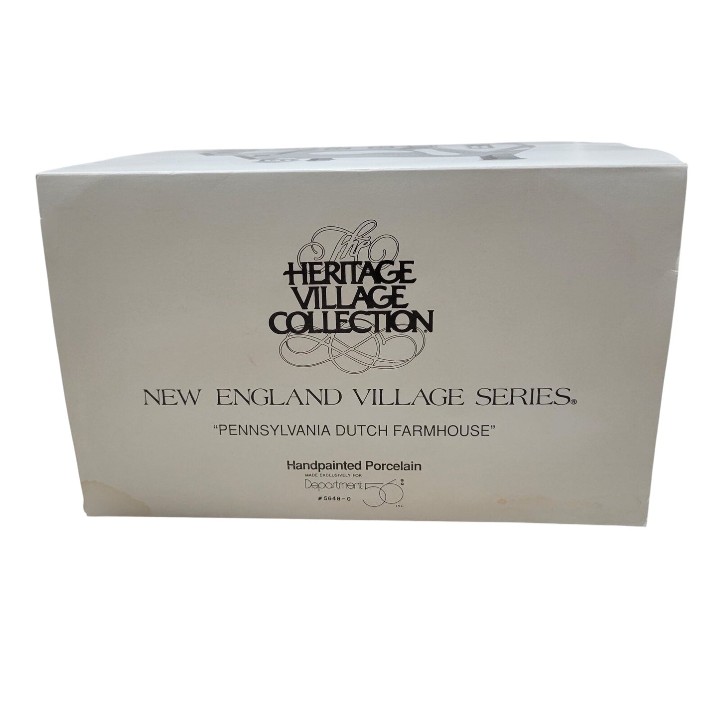 Vintage New England Village Series - Pennsylvania Dutch Farmhouse (Department 56) 5648-0