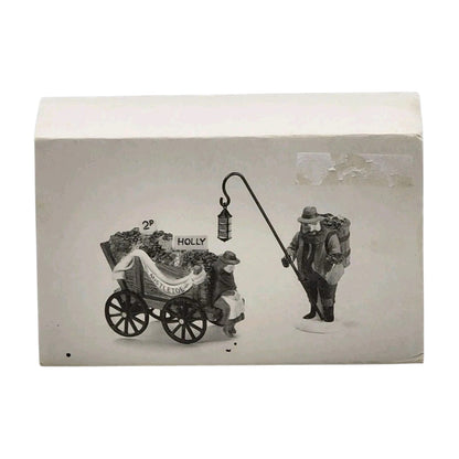 Vintage Chelsea Market Mistletoe Monger & Cart (Setof 2) (Department 56) 1433975