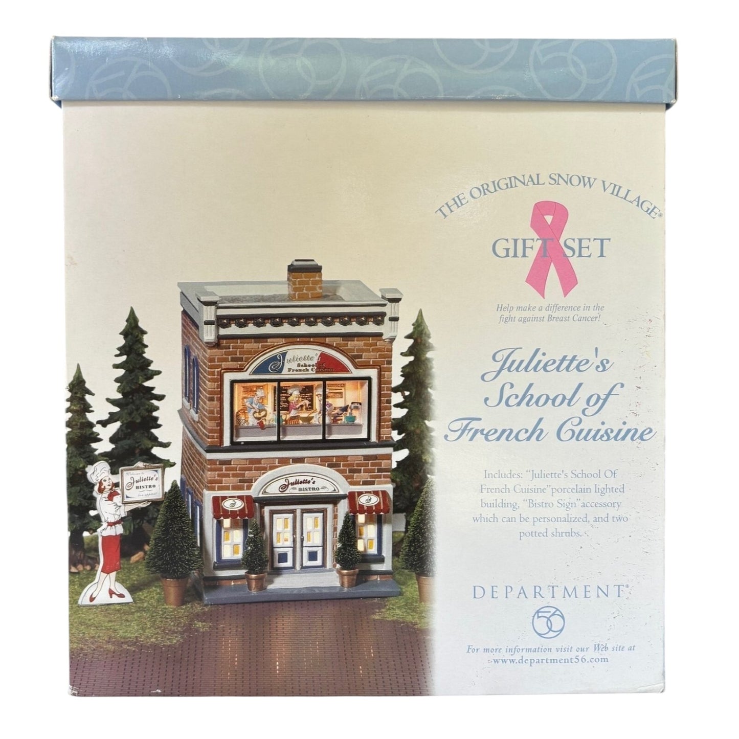 Vintage Juliette's School of French Cuisine - The Origianl Snow Village (Department 56) 55063