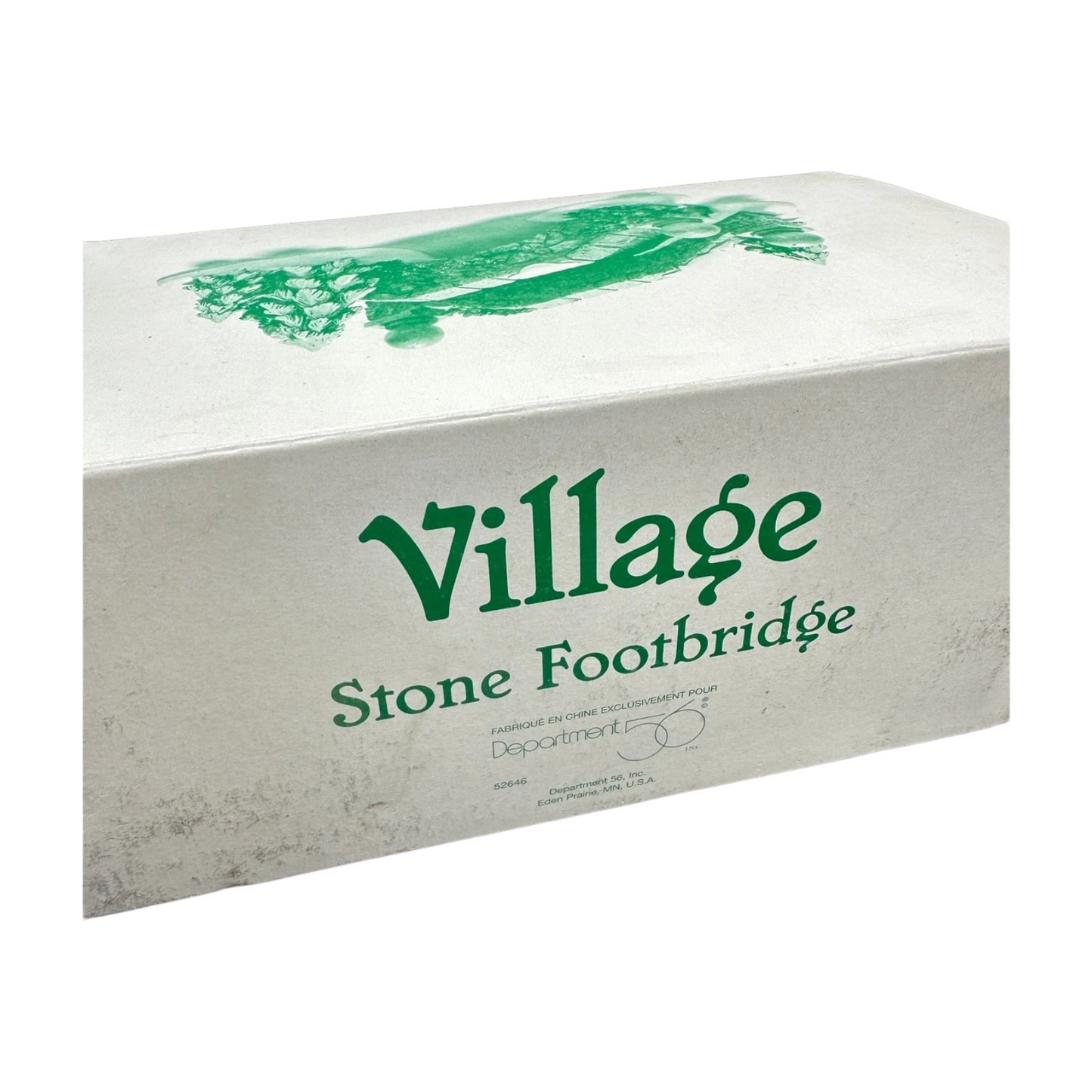 1997 Stone Footbridge – Village Accessories (Department 56) Item #52646