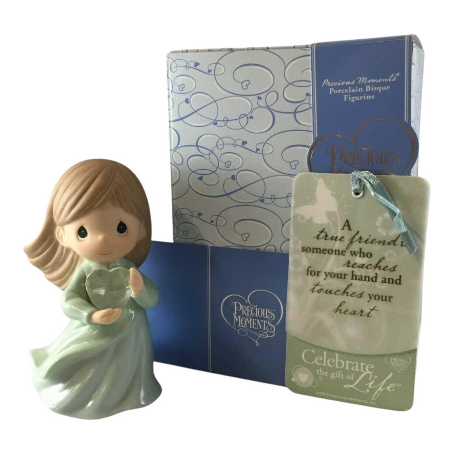 2008 A True Friend Is Someone Who Reaches For Your Hand And Touches Your Heart (Precious Moments) 820014