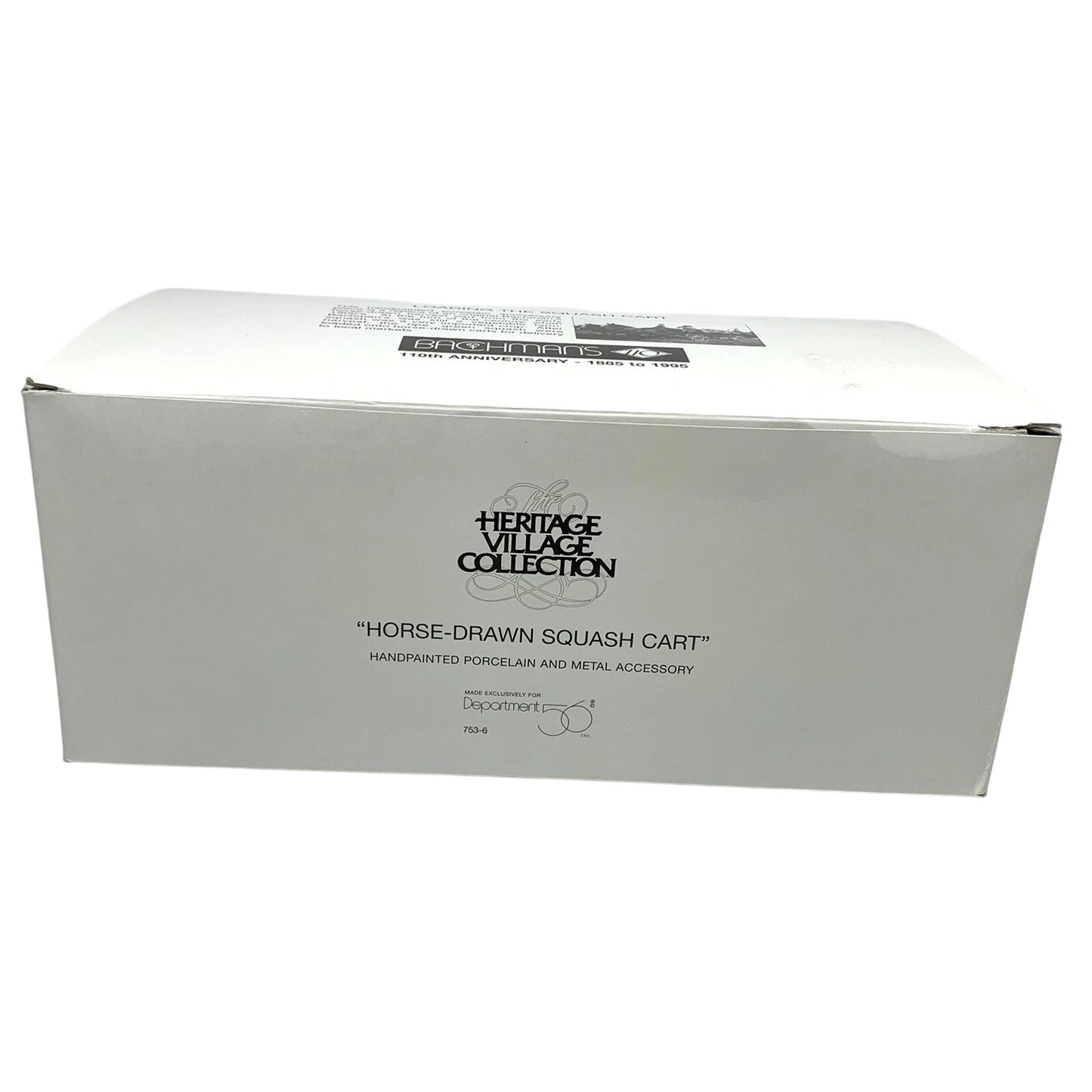 1995 Horse-Drawn Squash Cart (Department 56) 753-6