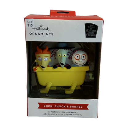 2HCM9528 Lock, Shock & Barrel Hallmark Ornament (Tim Burton's The Nightmare Before Christmas) 2HCM9528 Image2
