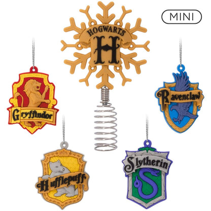 2024 Harry Potter 4 Mini Christmas Tree Ornaments (Harry Potter)