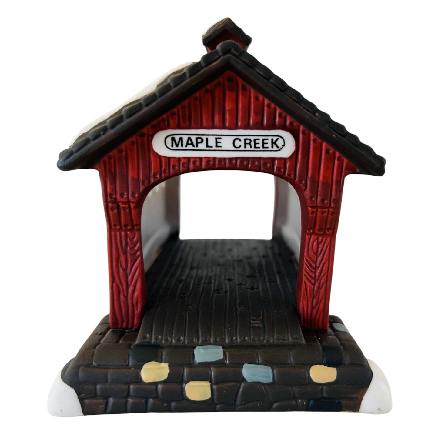 Vintage Red Covered Bridge (Department 56) 5987-0