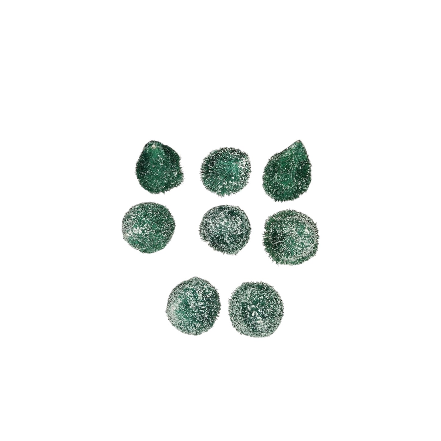 Vintage Village Frosted Topiary Trees (Set of 8) (Department 56) 5202-7