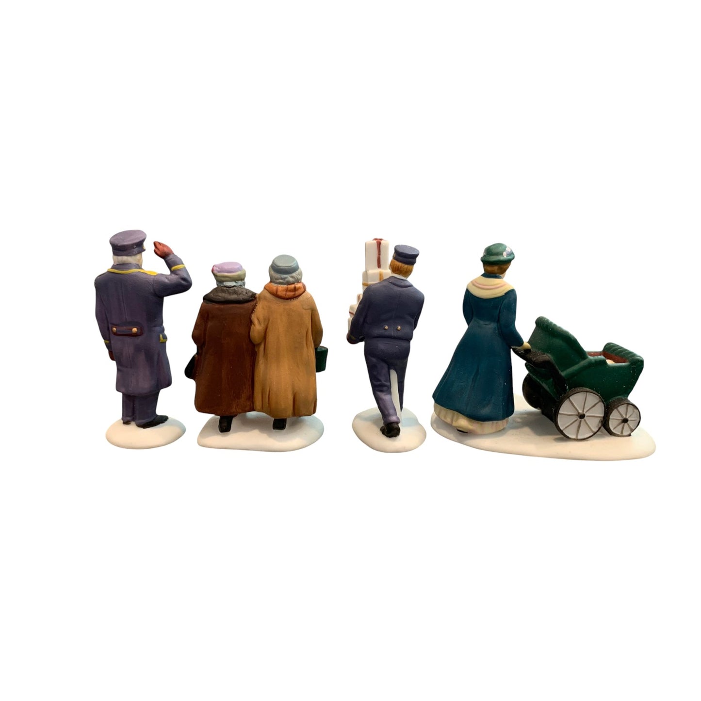 Vintage Busy Sidewalks (Set of 4) (Department 56) 1327689
