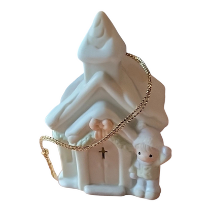1993 Chapel - Porcelain Haning Ornament (Precious Moments) 530484
