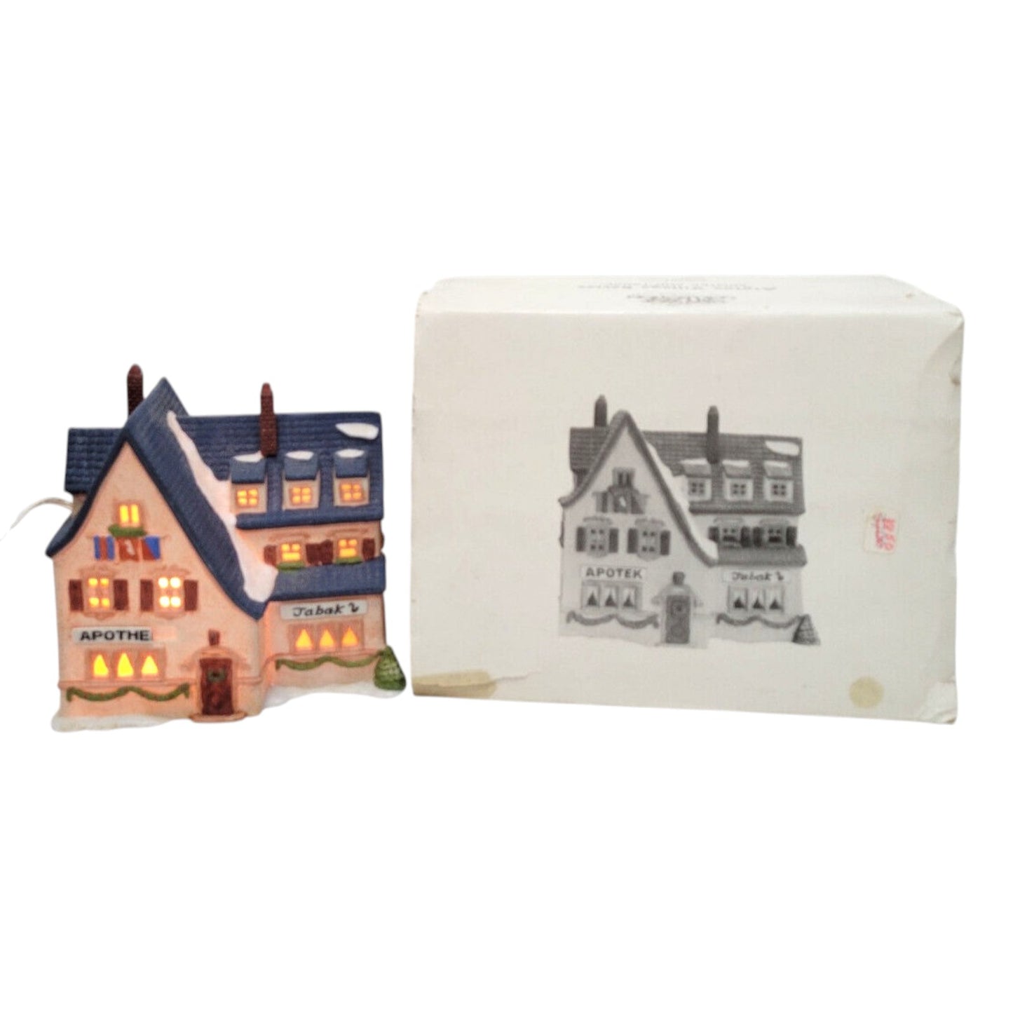 Vintage Apotek and Tabak - Alpine Village Series (Department 56) 1694818