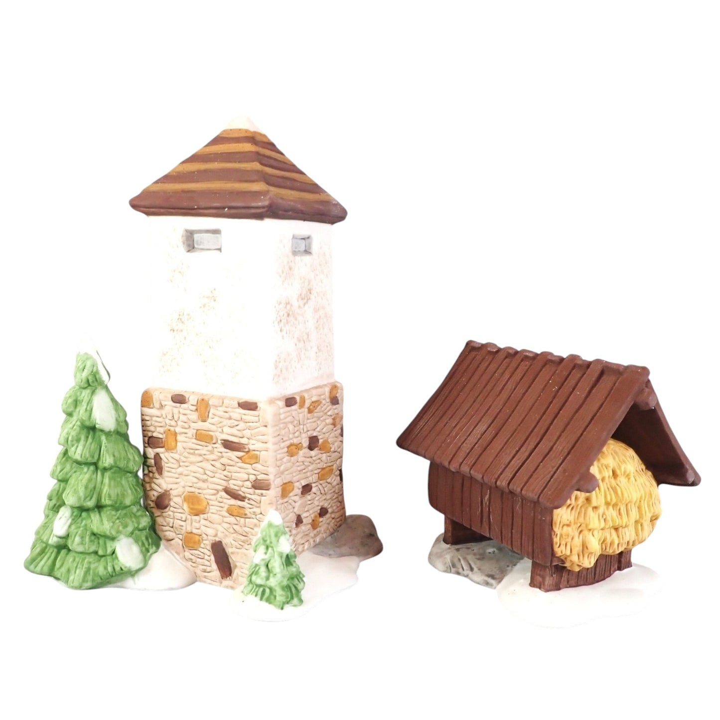 1990 Silo and Hay Shed (Set of 2) – Village Accessories (Department 56) 1479234