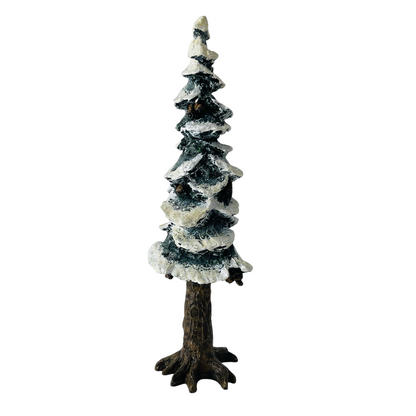 Vintage Village Pole Pine Tree 10.5 Inches Cold Cast Porcelain Tree (Department 56) 1325679