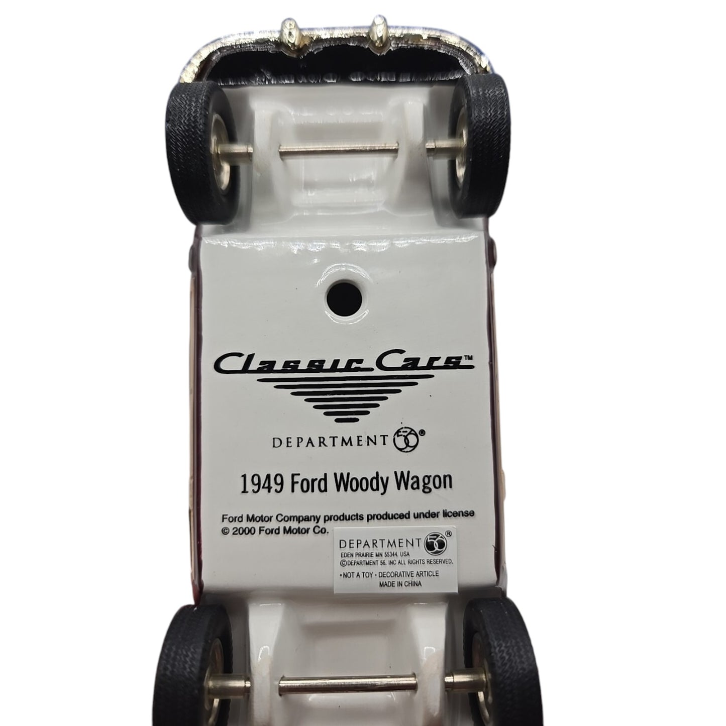 Vintage Snow Village Classic Cars - 1949 Ford Woody Wagon (Department 56) 55288