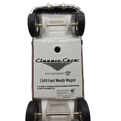 Vintage Snow Village Classic Cars - 1949 Ford Woody Wagon (Department 56) 55288