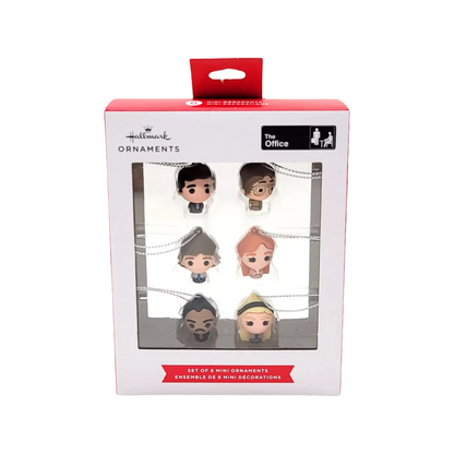 3HCM1322 Set of 6 Mini Ornaments Hallmark Ornament (The Office) 3HCM0911 Image2