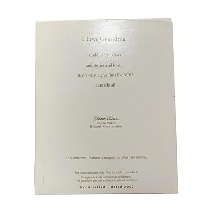 2007 I Love Grandma (Photo Holder)