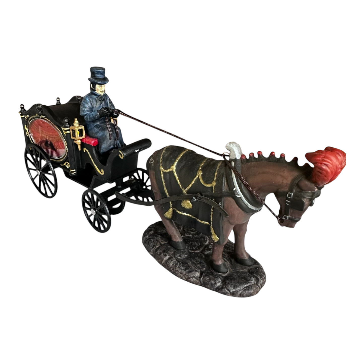 Vintage Horse Drawn Hearse - All Hallows' Eve - Dickens' Village Series (Department 56) 58574
