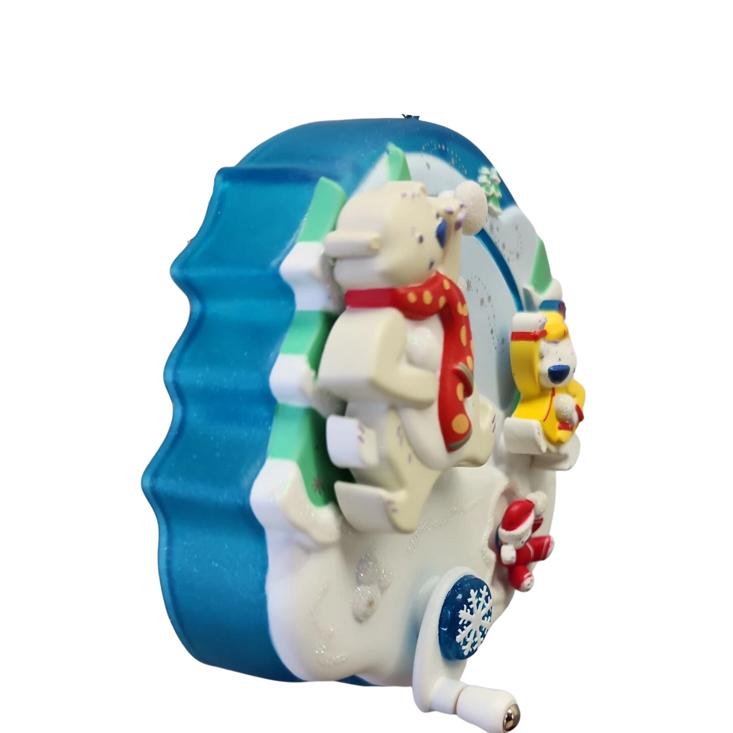 2008 Snowball Fight! Hallmark Ornament (Spin-A-Majigs) QP1114