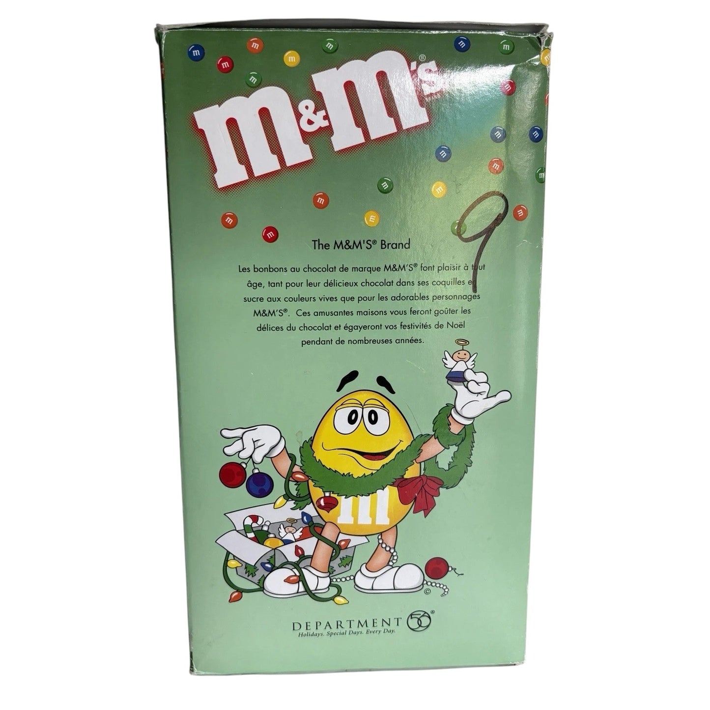 Vintage M&M'S Candy Store - Lighted House & Candy Dish (Department 56) 6231