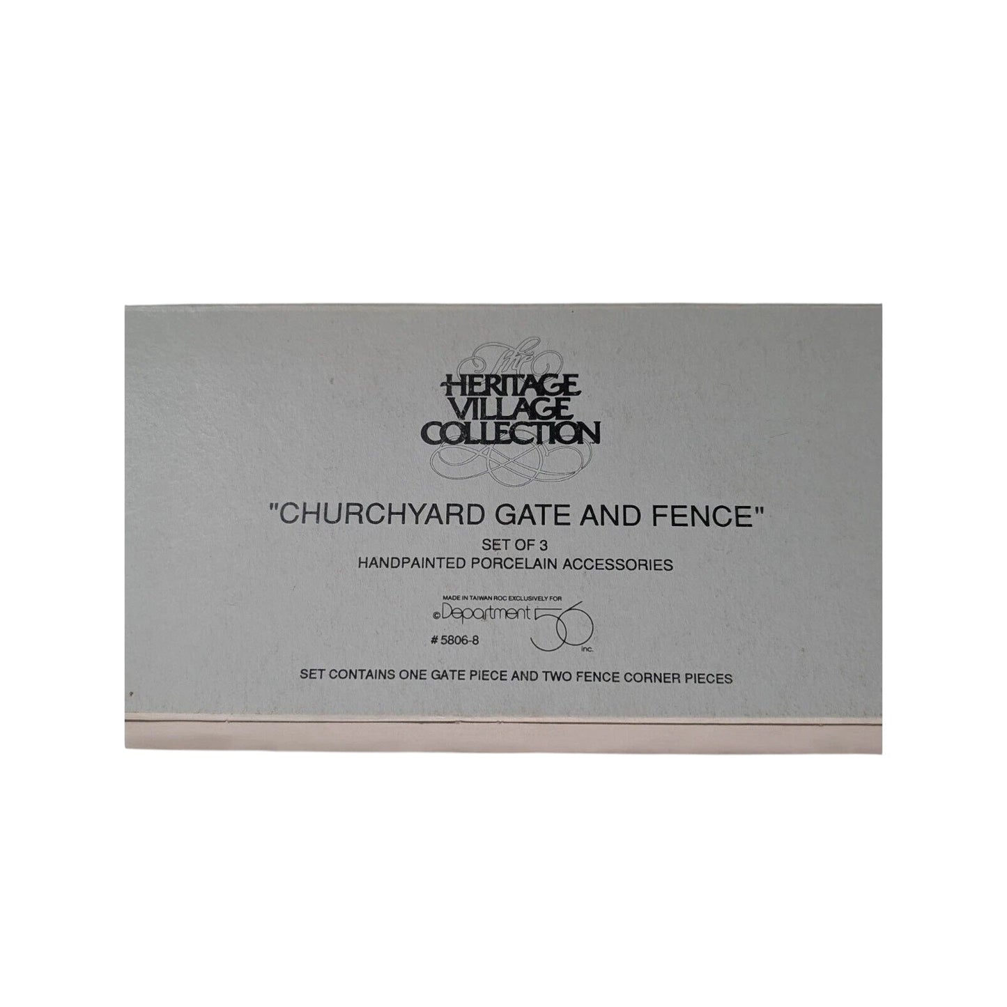 Vintage Churchyard Gate and Fence (Set of 3) (Department 56) 1426851