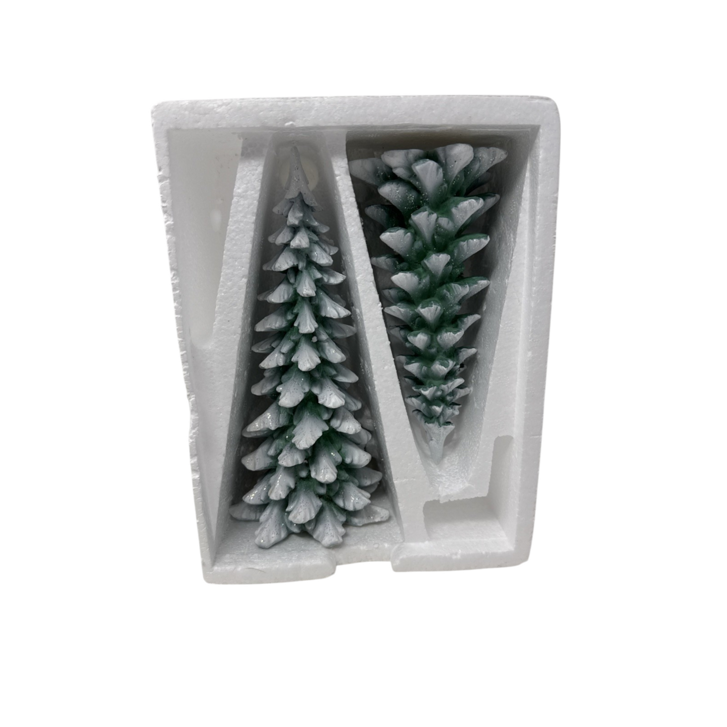 1997 “Wintergreen Pines (Set of 2)” – Village Accessories Series (Department 56 Item #52661)