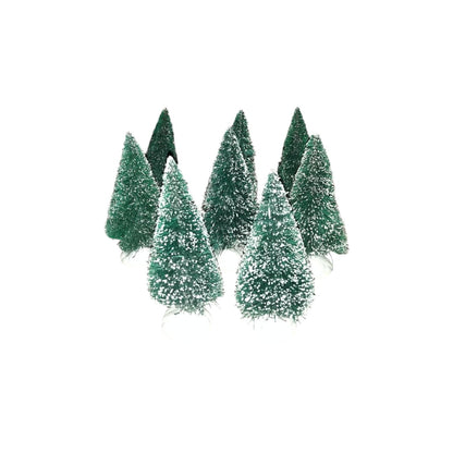 Vintage Village Frosted Topiary Trees (Set of 8) (Department 56) 5202-7