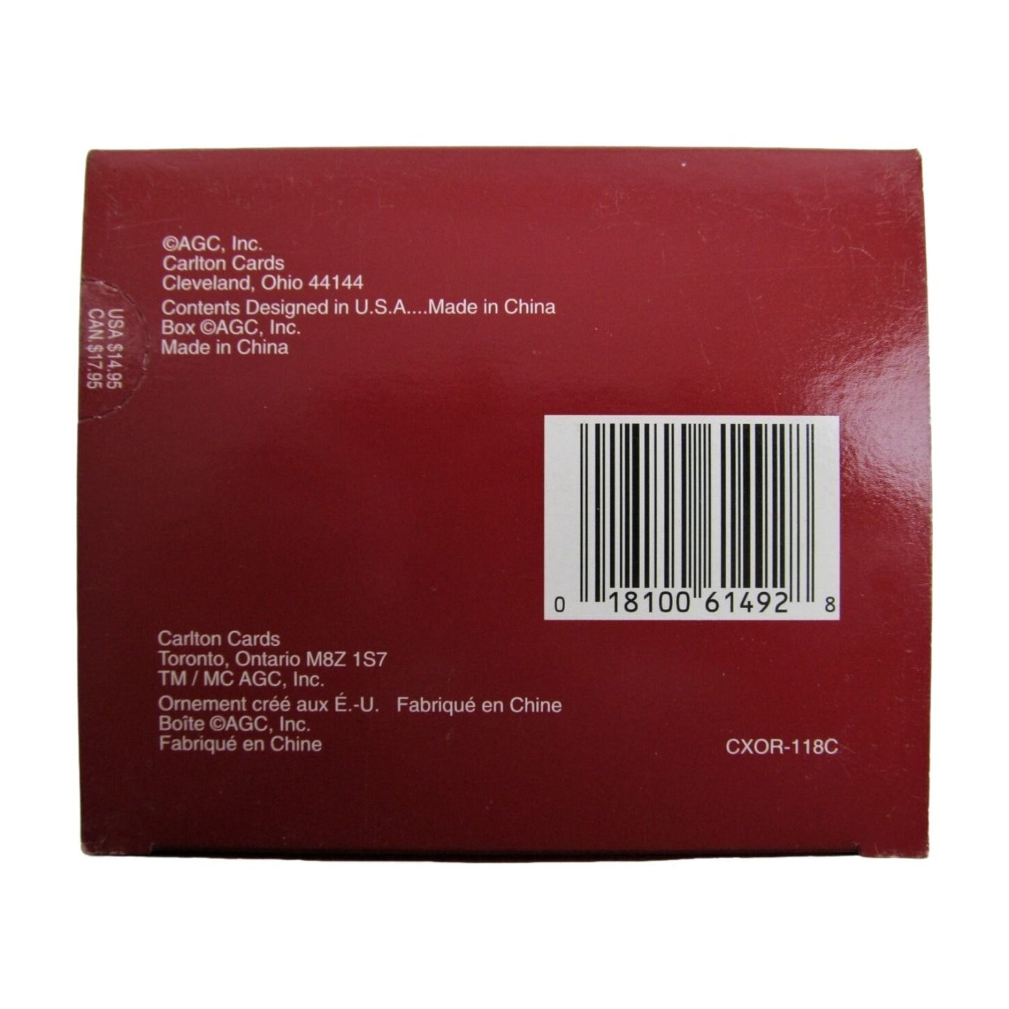 Vintage Christmas Chapel (Church) by Carlton Cards CXOR-118C