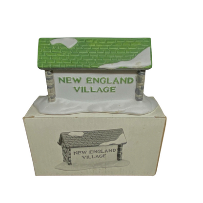 1987 New England Village Sign – (Department 56) Item #1705836