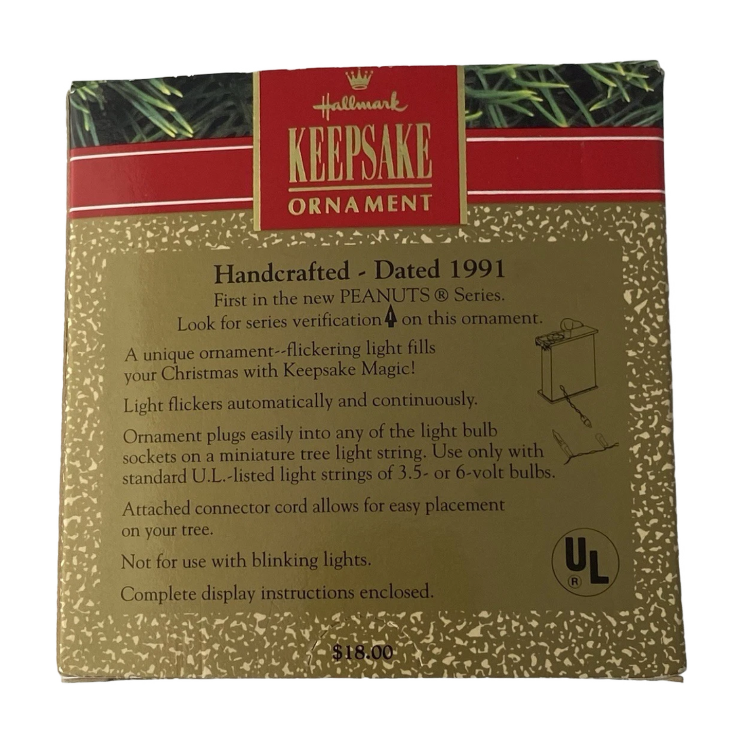 1991 Peanuts Flickering Light! (Peanuts)