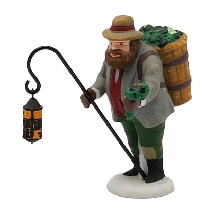 Vintage Chelsea Market Mistletoe Monger & Cart (Setof 2) (Department 56) 1433975