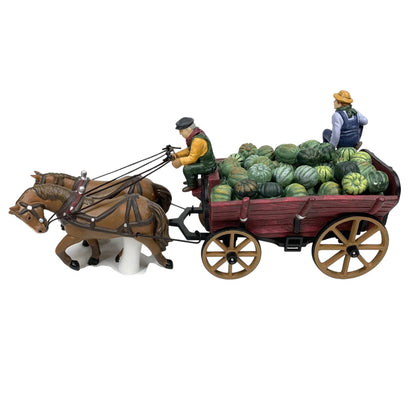 1995 Horse-Drawn Squash Cart (Department 56) 753-6