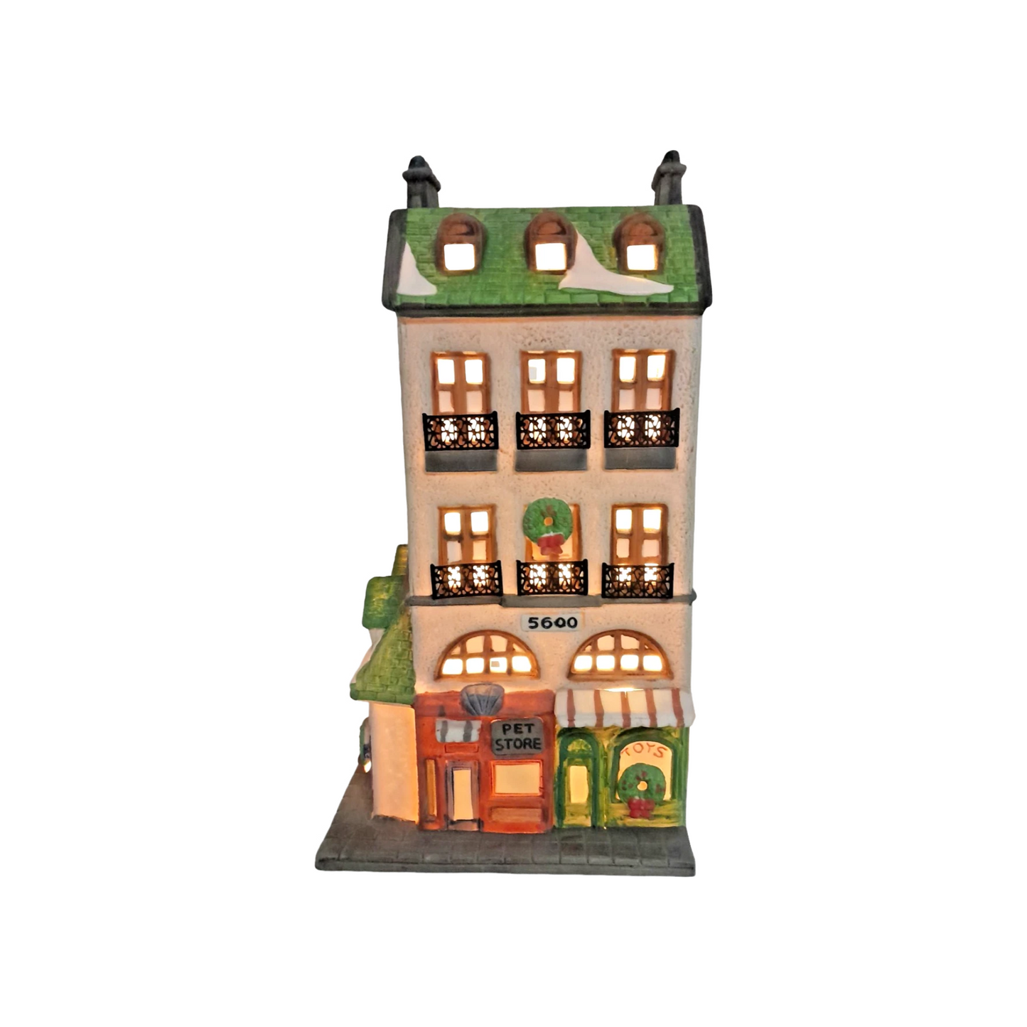 1987 “Toy Shop & Pet Store” – Department 56 “Christmas in the City” Series (Item #65129)