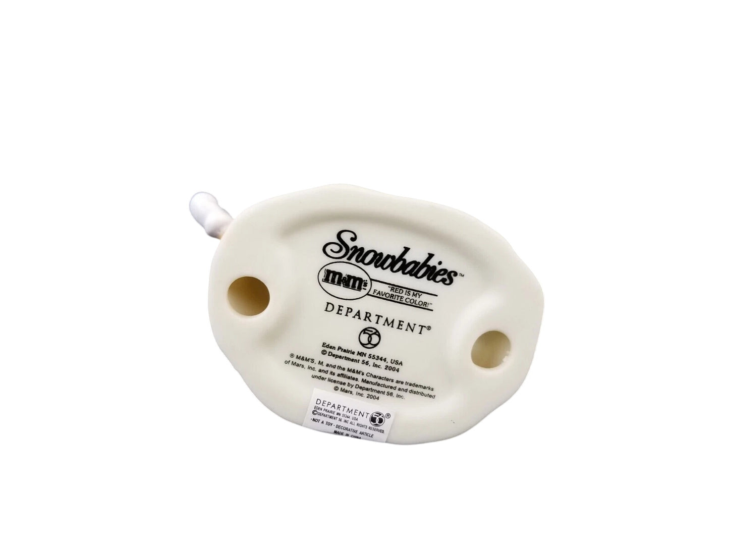 2004 Red Is My Favorite Color! Figurine - M & M Snowbabies (Department 56) F923771