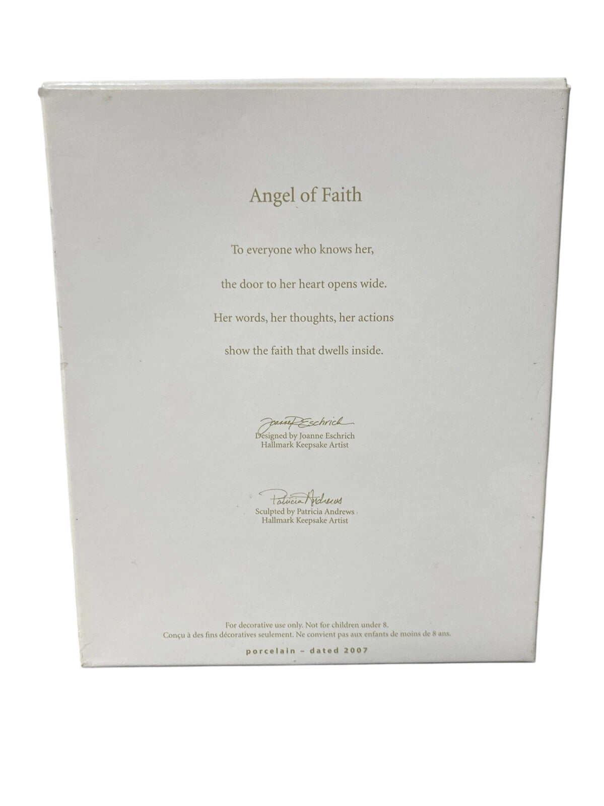 2007 Angel of Faith Hallmark Ornament (Angel) QXG6269