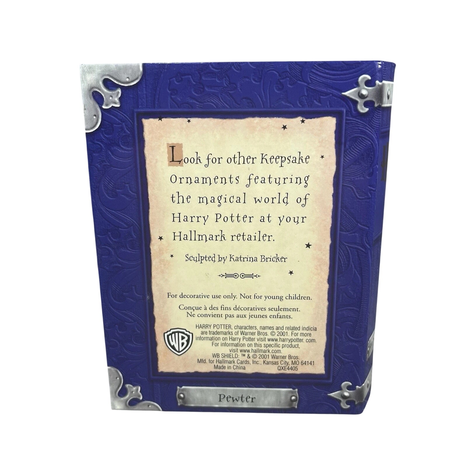 2001 Ron Weasley and Scabbers Hallmark Ornament (Harry Potter) QXE4405