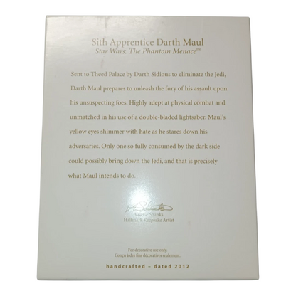 2012 Sith Apprentice Darth Maul (Star Wars)