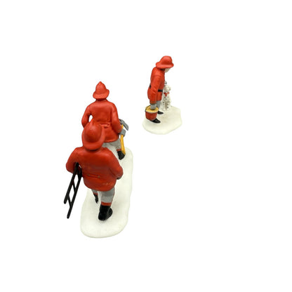 1991 The Fire Brigade – Set of 2 (Department 56 Heritage Village) #5546-8