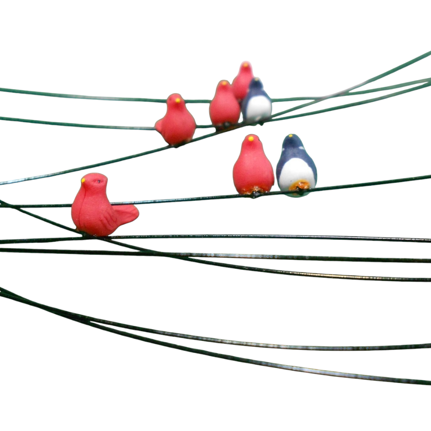 1997 “The Telephone Poles” (Set of 6) – Department 56 Village Accessories – Item #52656