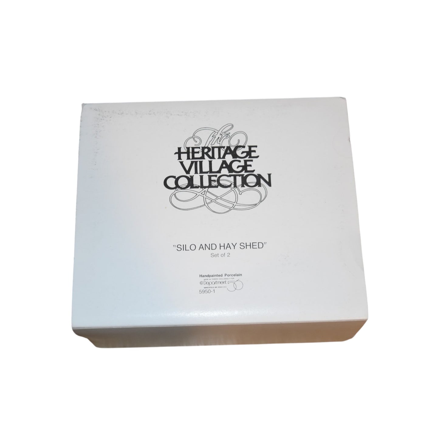 1990 Silo and Hay Shed (Set of 2) – Village Accessories (Department 56) 1479234