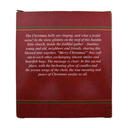 Vintage Christmas Chapel (Church) by Carlton Cards CXOR-118C