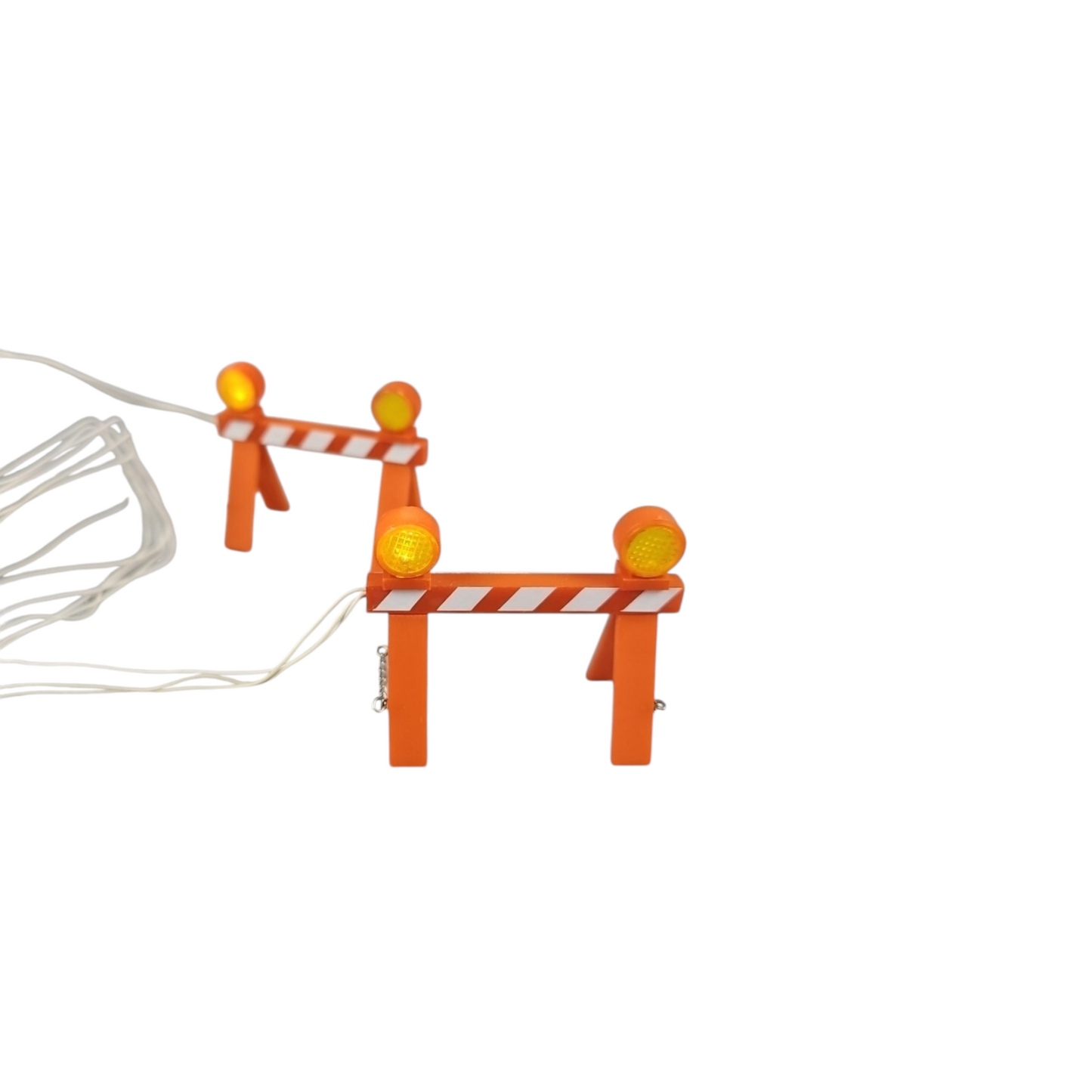 Vintage Contruction Lights (Set of 2, Battery Operated) (Department 56) 52680