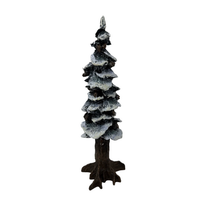 1991 “Pole Pine Tree” – 8″ Cold-Cast Porcelain (Department 56 Vintage Village Accessory)