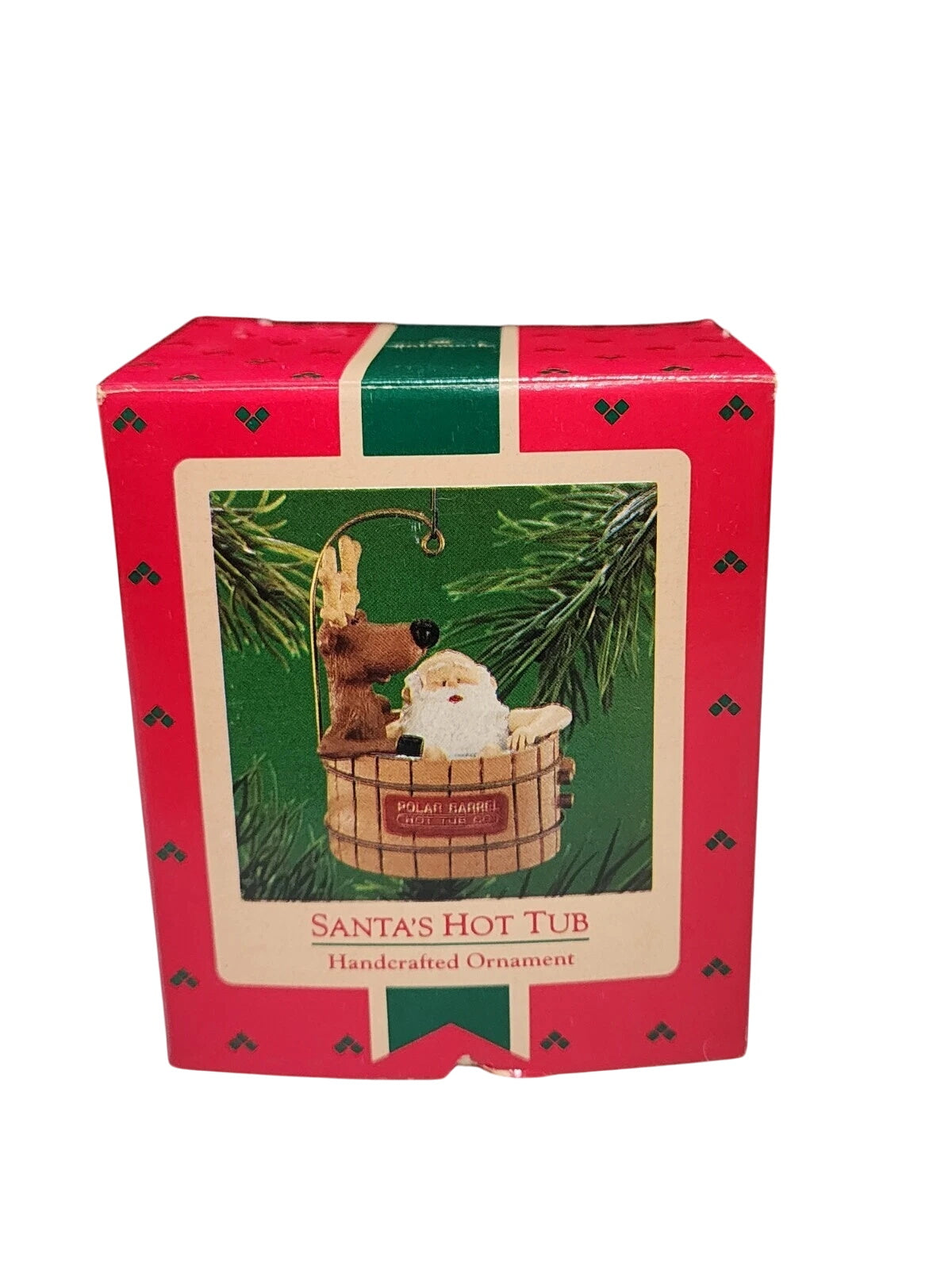 1986 Santa's Hot Tub Hallmark Ornament (Santa's Hot Tub) QX4263