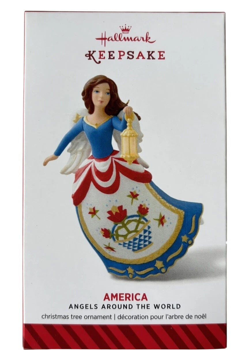 2014 America Hallmark Ornament (Angels Around The World) QX9073