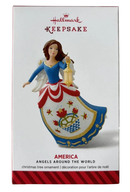 2014 America Hallmark Ornament (Angels Around The World) QX9073
