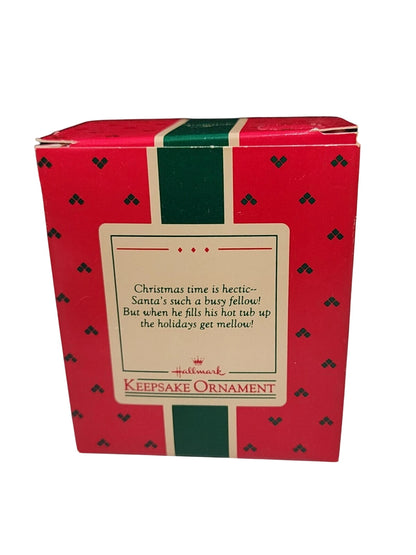 1986 Santa's Hot Tub Hallmark Ornament (Santa's Hot Tub) QX4263