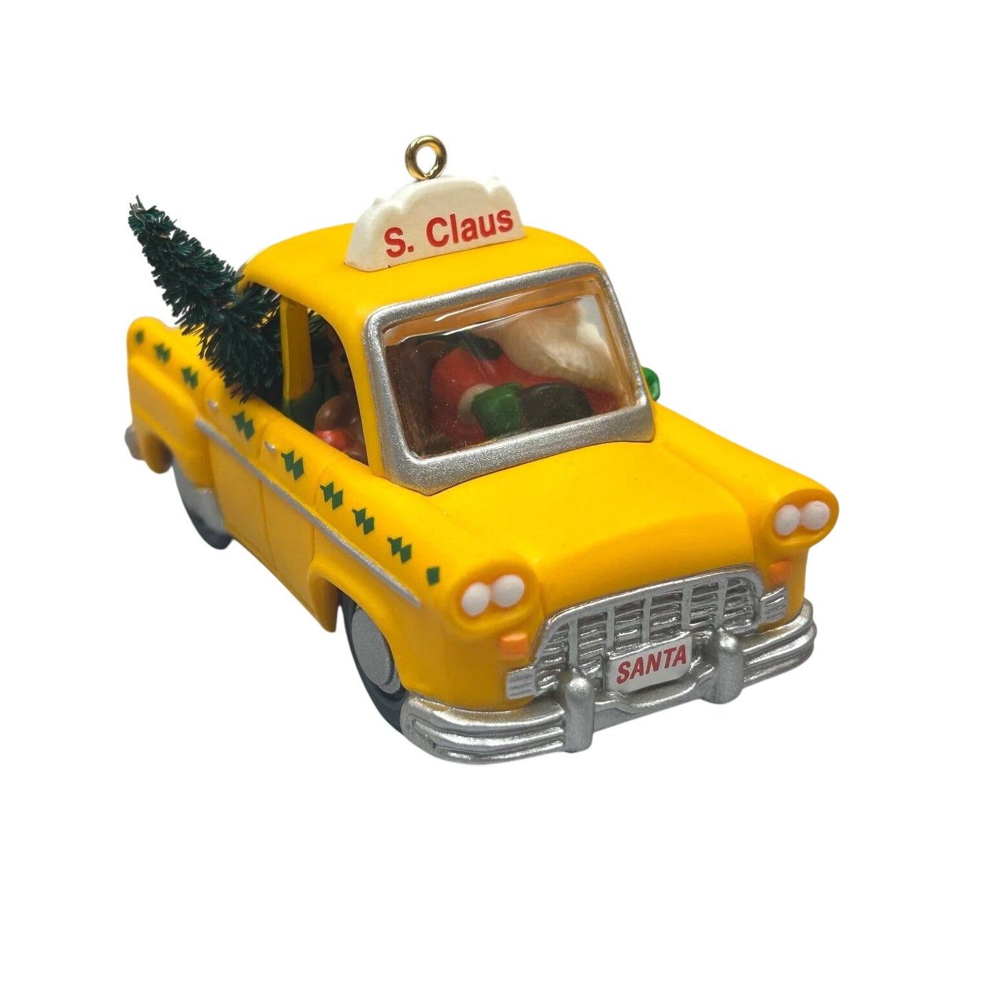 1990 S. Claus Taxi Hallmark Ornament (Vehicle) QX4686